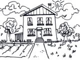 Coloriage De Maison Avec Jardin Coloriage Maison Avec Jardin Au Crayon Dessin Gratuit à