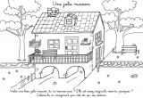 Coloriage De Maison Avec Jardin Coloriage Maison Jardin à Imprimer