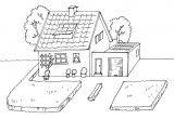 Coloriage De Maison Avec Jardin Dessin Maison Basque
