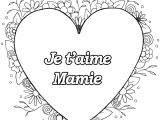 Coloriage De Mamie A Imprimer Coloriage Spécial Fête Des Pères Coeur & Fleurs Je T