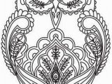 Coloriage De Mandala De Chouette Des Chouettes