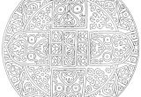 Coloriage De Mandala Dure A Imprimer Coloriage Mandala Avanc