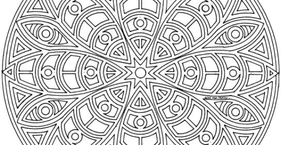 Coloriage De Mandala Dure A Imprimer Dessins Gratuits   Colorier Coloriage Adulte Difficile   Imprimer