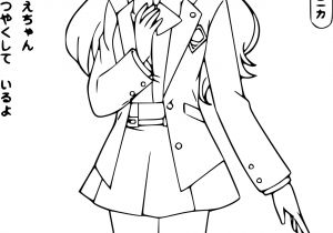 Coloriage De Manga De Fille Meilleur De Image De Manga Fille A Imprimer