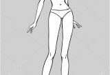 Coloriage De Mannequin A Habiller épinglé Par Little Ball Sur Fashion Model Drowing