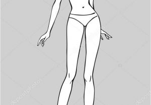 Coloriage De Mannequin A Habiller épinglé Par Little Ball Sur Fashion Model Drowing