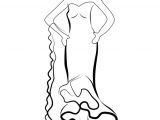 Coloriage De Marier Dessin Coloriage Robe De Mariée Style Flamenco Avec Volants En Bas