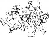 Coloriage De Mario Et Ses Amis à Imprimer Evo Magz V4 7