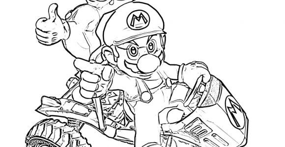 Coloriage De Mario Kart Wii 14 Inspirational toad and toadette Coloring Pages Image