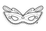 Coloriage De Masque De Fille 15 Coloriages Pour Le Carnaval