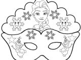 Coloriage De Masque De Fille Activite Masque A Imprimer
