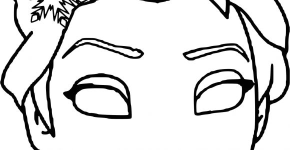 Coloriage De Masque De Fille Frais Coloriage De Masque De Princesse A Imprimer