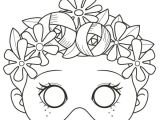 Coloriage De Masque De Fille Masques à Colorier Et Découper Fille 24 Pages Masque