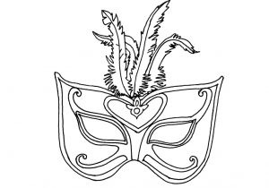 Coloriage De Masque De Venise Masque De Venise A Imprimer Nouveau Horizon