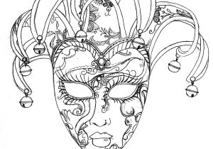 Coloriage De Masque De Venise Masque Du Carnaval De Venise