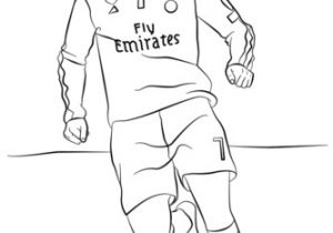 Coloriage De Messi 2018 Cristiano Ronaldo Coloring Page