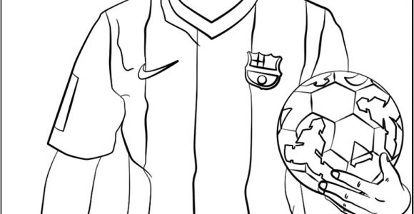 Coloriage De Messi 2018 Lionel Messi soccer Player Coloring Sheet