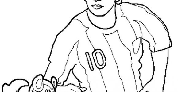 Coloriage De Messi A Colorier Coloriage Messi En Ligne Gratuit   Imprimer