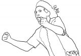 Coloriage De Messi Et Neymar 20 Dessins De Coloriage Lionel Messi   Imprimer