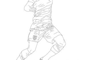 Coloriage De Messi Et Neymar Coloriage Du Joueur De Foot Edinson Cavani  Imprimer Gratuitement