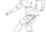 Coloriage De Messi Et Ronaldo Christiano Ronaldo Playing soccer Coloring Page Learn
