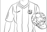 Coloriage De Messi Et Ronaldo Lionel Messi soccer Player Coloring Sheet