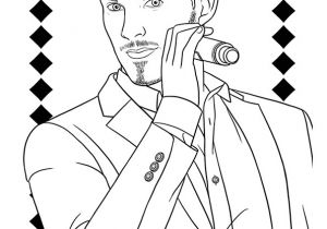 Coloriage De Michael Jackson Coloriage Chanteur  La Mode Matt Pokora Hugolescargot