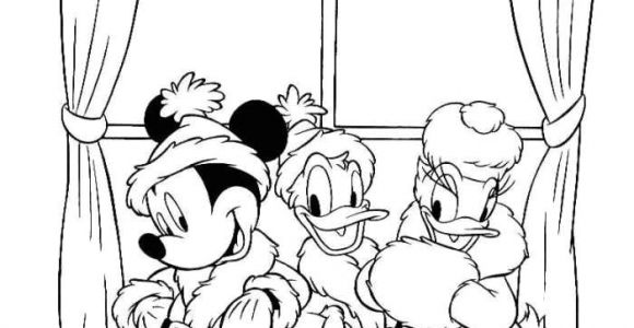 Coloriage De Mickey Noel A Imprimer Dessin   Imprimer Mickey Et Ses Amis