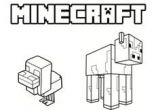 Coloriage De Minecraft à Imprimer Minecraft Ender Dragon Ebook Sample Coloring Page