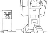 Coloriage De Minecraft Creeper Coloriage Minecraft Steve and Creeper Jecolorie