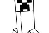 Coloriage De Minecraft Creeper Herobrine with Sword Coloring Page