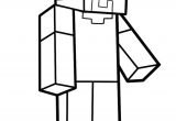 Coloriage De Minecraft En Ligne Coloriage De Steve Le Héros Du Jeu Minecraft