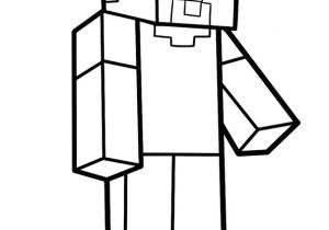 Coloriage De Minecraft En Ligne Coloriage De Steve Le Héros Du Jeu Minecraft