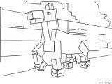 Coloriage De Minecraft En Ligne Coloriage Minecraft Cheval Dessin