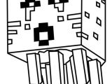 Coloriage De Minecraft En Ligne Coloriage Minecraft Ghast Dessin