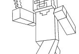 Coloriage De Minecraft En Ligne Coloriage Minecraft Steve Dessin