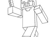 Coloriage De Minecraft En Ligne Coloriage Minecraft Steve Dessin