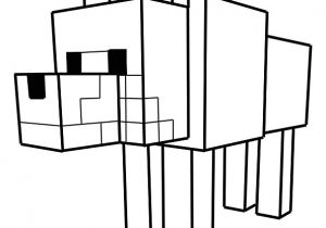 Coloriage De Minecraft Monstre Coloriage Du Loup Du Jeu Minecraft