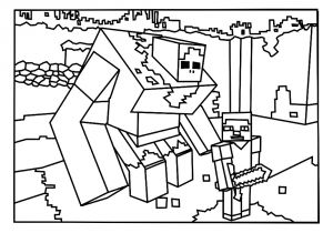 Coloriage De Minecraft Zombie Cloriage Minecraft Zombie Mutant Coloriage Az Coloriage