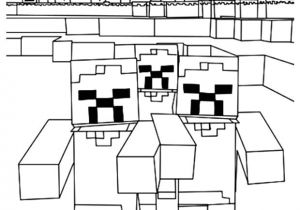 Coloriage De Minecraft Zombie Coloriage Minecraft Une Horde De Zombies Jecolorie