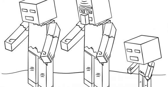 Coloriage De Minecraft Zombie Coloriage Minecraft Zombies Jecolorie