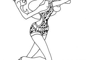 Coloriage De Monster High à Imprimer Clawdeen 154 Dessins De Coloriage Monster High   Imprimer Sur Laguerche