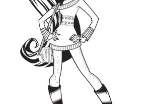 Coloriage De Monster High à Imprimer Clawdeen Coloriage Monster High Loup Garou