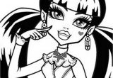 Coloriage De Monster High à Imprimer Draculaura Coloriage Monster High Les Beaux Dessins De Dessin Animé  