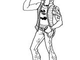 Coloriage De Monster High à Imprimer Gratuit Monster High Deuce Super Coloring 2 Color Monster High