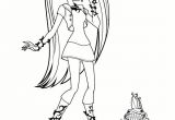 Coloriage De Monster High Frankie Stein AdaugÄ Pin Pe Monstr High