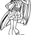 Coloriage De Monster High Imprimer 15 Coloriage Monster High Nefera