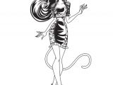 Coloriage De Monster High Imprimer Dessus Coloriage Monster High Rochelle
