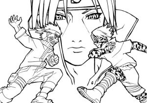 Coloriage De Naruto Demon Renard Coloriage Naruto Shippuden Sasuke Demon