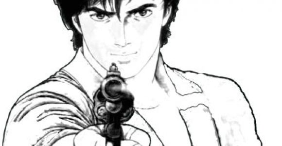 Coloriage De Nicky Larson Coloriage Nicky Larson Coloriages